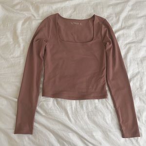 Abercrombie seamless long sleeve slim top